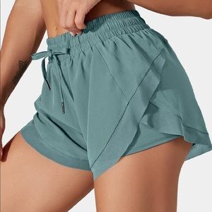 HALARA drawstring mesh shorts